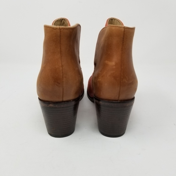 Wolverine by Samantha Pleet Leather Booties Color Blocking Soft Women's Size 6 - Picture 8 of 12